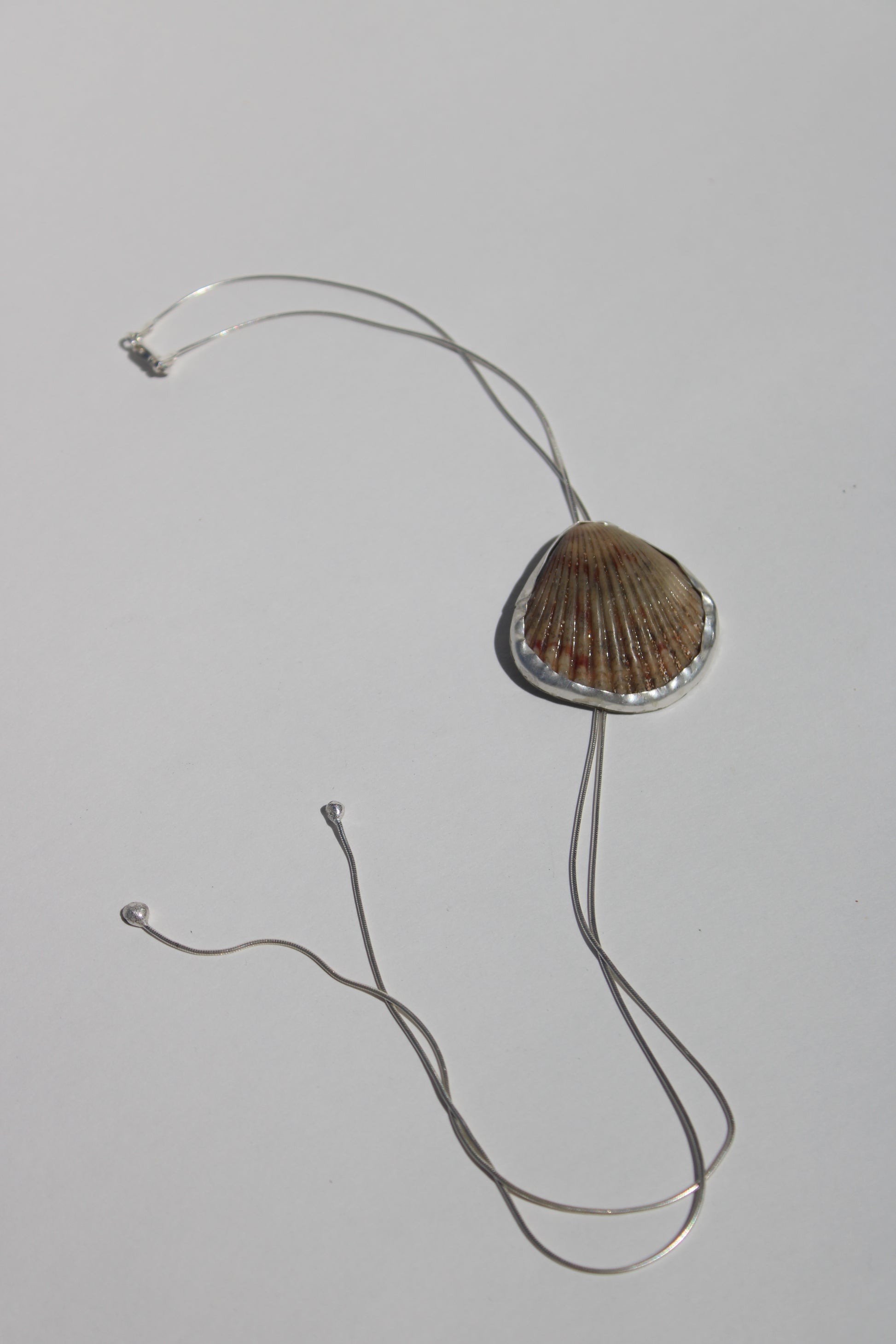 sand seashell bolo tie