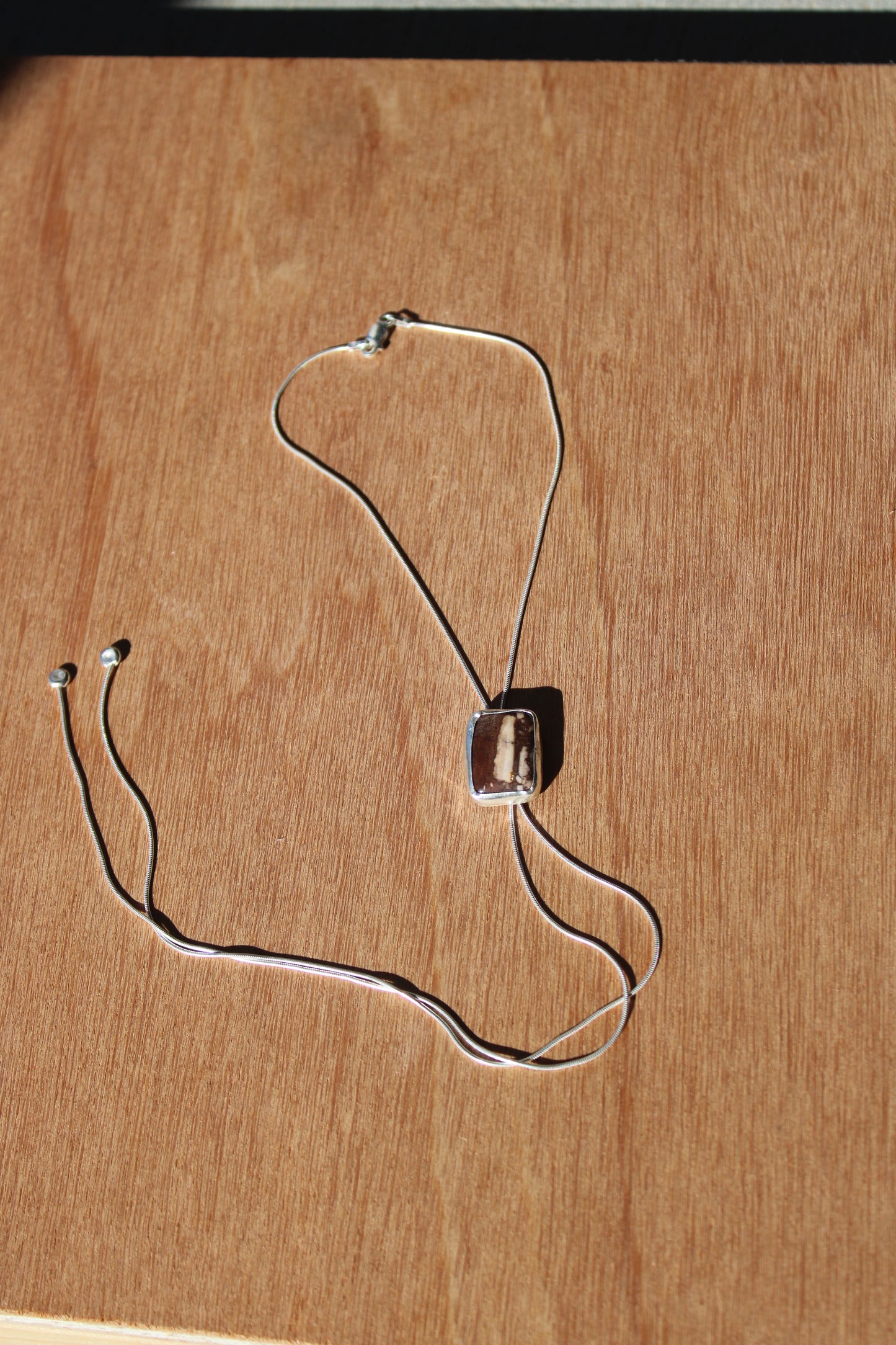 driftwood stripe bolo tie