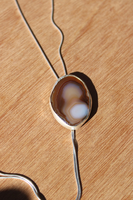 mocha bolo tie